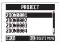 ZOOM H5 - Changement des noms de projet/fichier - 3