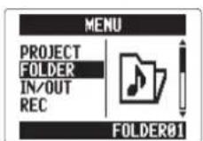 ZOOM H5 - Choix du dossier de sauvegarde des projets/fichiers - 2