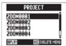 ZOOM H5 - Contrôle des informations sur le projet/fichier - 3