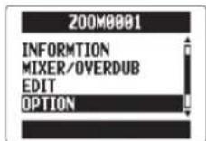 ZOOM H5 - Contrôle des marqueurs de piste Format WAV uniquement - 5