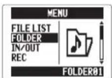 ZOOM H5 - Choix du dossier de sauvegarde des projets/fichiers - 3