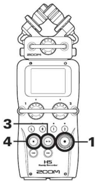 ZOOM H5 - Enregistrement - 1