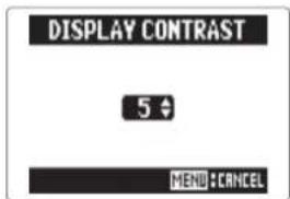 ZOOM H5 - Réglage du contraste de l'écran - 3