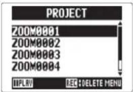 ZOOM H5 - Reconstruction d'un projet Mode MULTI FILE uniquement - 2