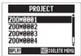 ZOOM H5 - Mixage des projets Mode MULTI FILE uniquement - 2