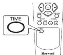 SHERWOOD CDC5506 - Selection du temps a afficher (CD audio uniquement) - 2