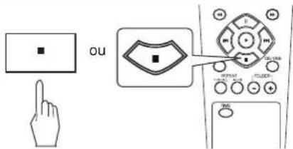 SHERWOOD CDC5506 - Pour interrompre temporairement la lecture. - 2