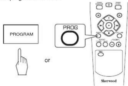 SHERWOOD CDC5506 - Checking the programmed tracks/files - 1