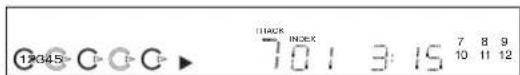 SHERWOOD CDC5506 - Zeitdisplay wahlen (nur Audio-CD) - 2