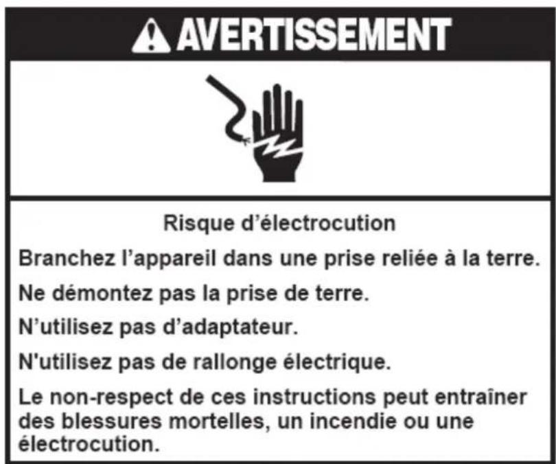 HARPER E15 - AVERTISSEMENTS DE SECURITE - 1
