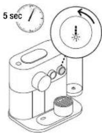 MAGIMIX Nespresso Expert - Turning the machine ON/OFF/Mise sous tension / Extinction de la machine EN FR - 1