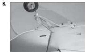 Hangar 9 Carbon Cub 15cc ARF - INSTALLAZIONDE DEL SUPPORTO PER IL RUOTINO DI CODA - 8