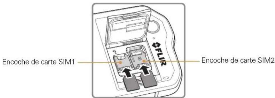 CAT S60 - Installation de la ou des cartes nano SIM - 1