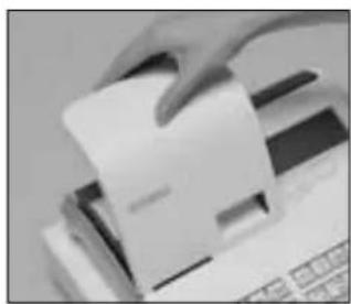 CASIO SEC2000 - Pour remplacer le rouleau de papier du journal - 1