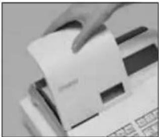 CASIO SEC2000 - Pour installer le rouleau de papier du journal - 1