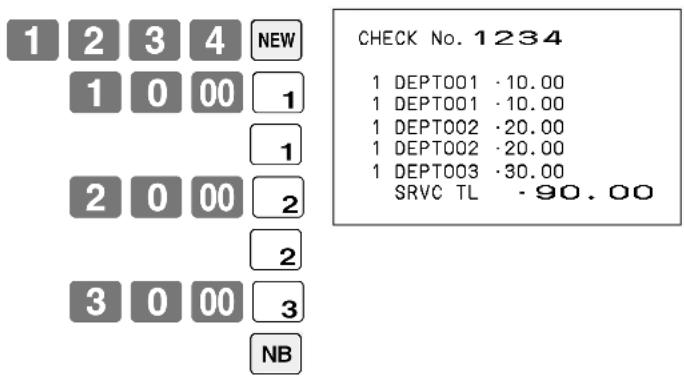 CASIO SEC2000 - OPÉRATION TICKET - 1