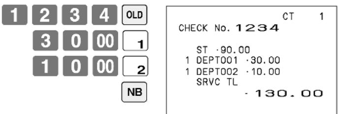 CASIO SEC2000 - OPÉRATION TICKET - 1