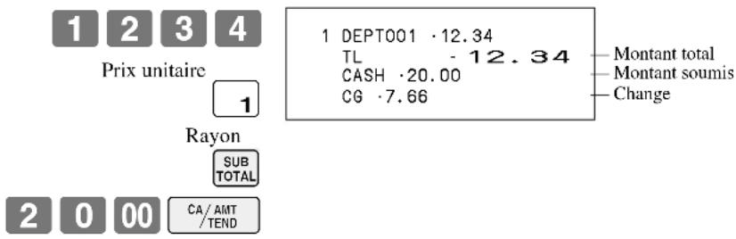 CASIO SEC2000 - OPÉRATION TICKET - 2