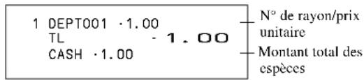 CASIO SEC2000 - OPÉRATION TICKET - 2