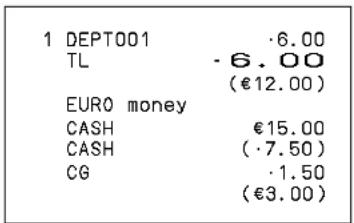 CASIO SEC2000 - TICKET (Cas A) TICKET (Cas B) - 1