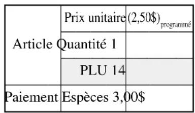 CASIO SEC2000 - Pour programme le type de taxe de chaque PLU - 4