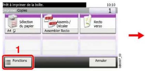 Triumph-Adler DCC 6525 - Afficher l'écran. - 1