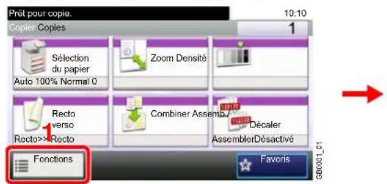 Triumph-Adler DCC 6525 - Afficher l'écran. - 1
