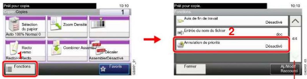 Triumph-Adler DCC 6525 - Afficher l'écran. - 1