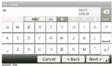 Triumph-Adler DCC 6525 - Écran de saisie en majuscules - 1