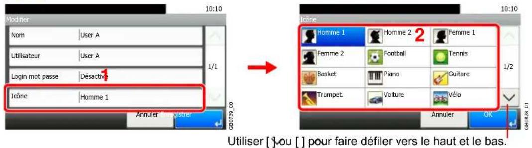 Triumph-Adler DCC 6525 - Pour modifier un utiliser - 5
