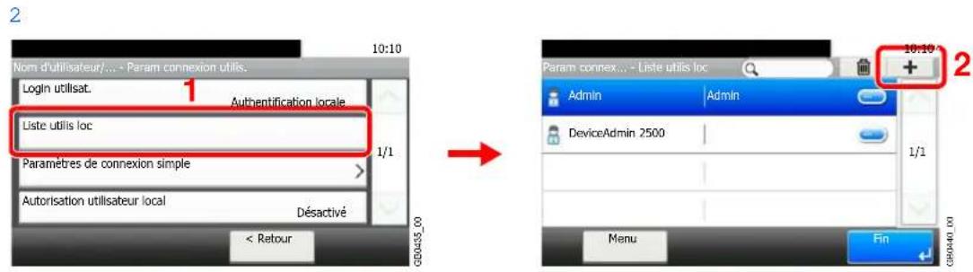 Triumph-Adler DCC 6525 - Afficher l'écran. - 1