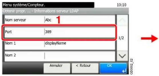Triumph-Adler DCC 6525 - Configurer la fonction. - 3