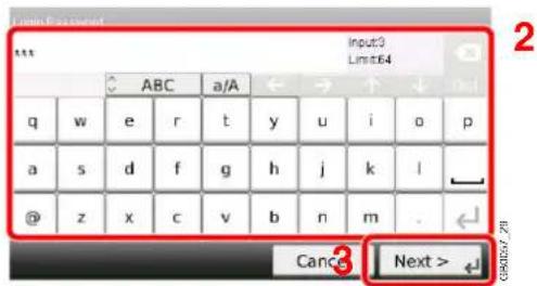 Triumph-Adler DCC 6525 - Vérifier les paramètres. - 6