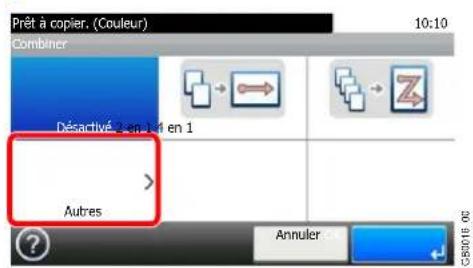 Triumph-Adler DCC 6525 - Sélectionner la fonction. - 2