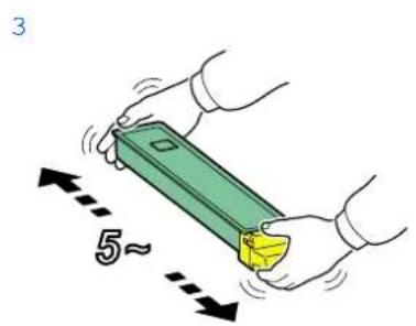 Triumph-Adler DCC 6525 - Préparer la nouvelle cartouche de toner. - 3