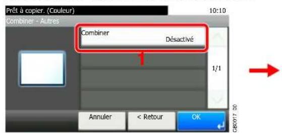 Triumph-Adler DCC 6525 - Sélectionner la fonction. - 3