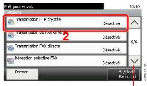 Triumph-Adler DCC 6525 - Afficher l'écran. - 3