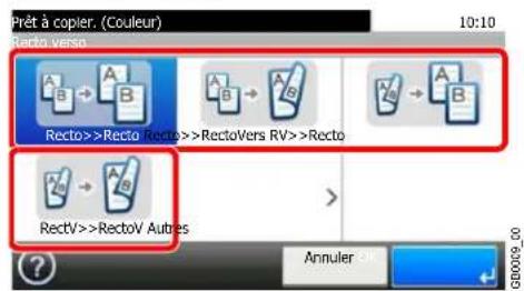 Triumph-Adler DCC 6525 - Sélectionner la fonction. - 1