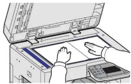 Triumph-Adler DCC 6525 - Mettre en place les originaux. - 1