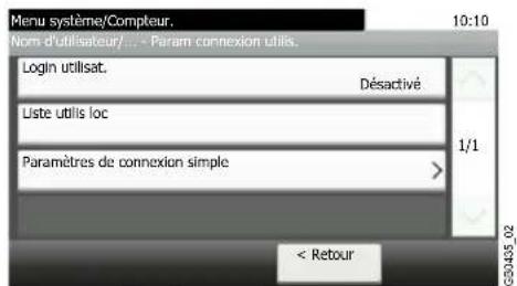 Triumph-Adler DCC 6525 - Configurer la fonction. - 1