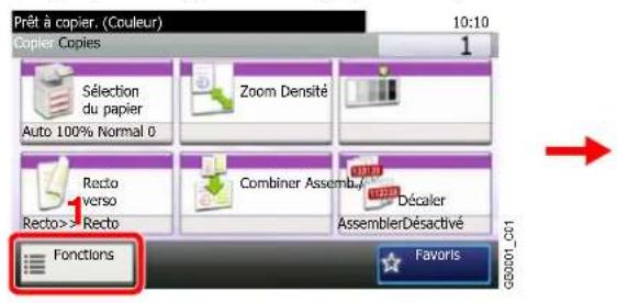Triumph-Adler DCC 6525 - Afficher l'écran. - 1
