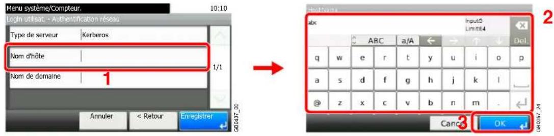 Triumph-Adler DCC 6525 - Entrer le nom d'hote. - 1