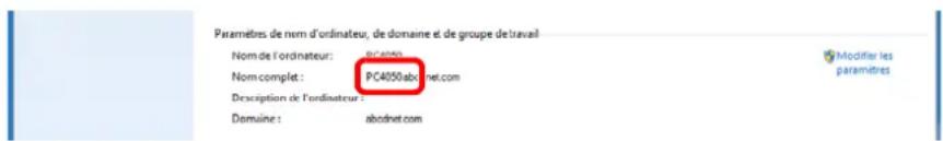 Triumph-Adler DCC 6525 - Vérifier le nom de l'ordinateur. - 2