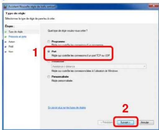 Triumph-Adler DCC 6525 - Ajouter un port. - 5