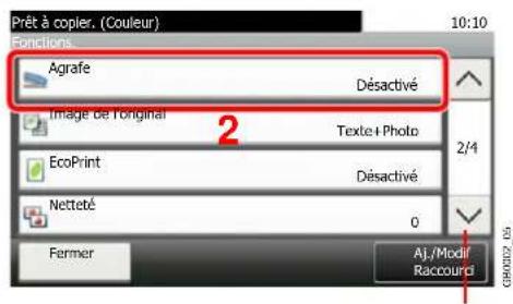 Triumph-Adler DCC 6525 - Afficher l'écran. - 2