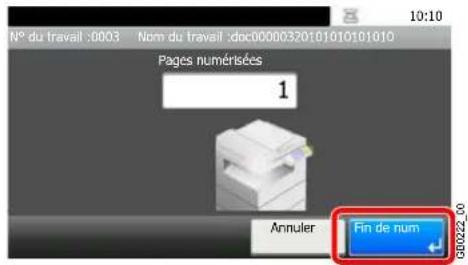 Triumph-Adler DCC 6525 - Terminer la numérisation. - 1