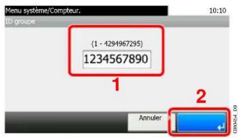 Triumph-Adler DCC 6525 - Verifier les paramètres. - 2