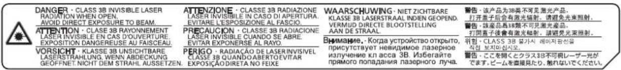 Triumph-Adler DCC 6525 - Sécurité laser (Europe) - 1