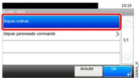 Triumph-Adler DCC 6525 - Procedure depuis votre ordinateur - 1