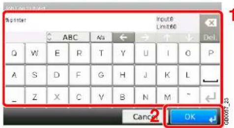 Triumph-Adler DCC 6525 - Saisir un objet pour l'e-mail. - 1